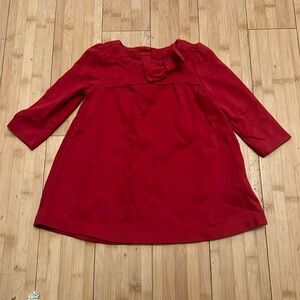 Baby gap red bow dress